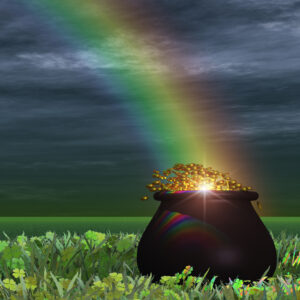 pot of gold at the end of the rainbow