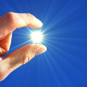 a shining warm pearl