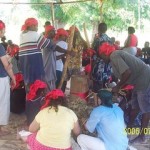 Honouring the Vodou Lwa - Ceremony in Haiti, known as Voodoo in New Orleans